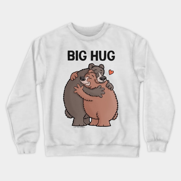 Big Bear Hug Crewneck Sweatshirt by CarlBatterbee